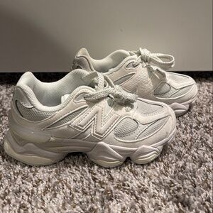 New Balance White Chunky Sneakers